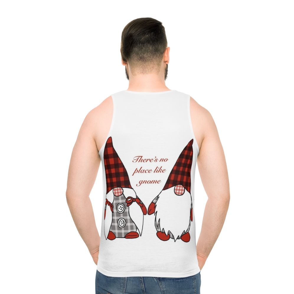 Festive gnome unisex tank top