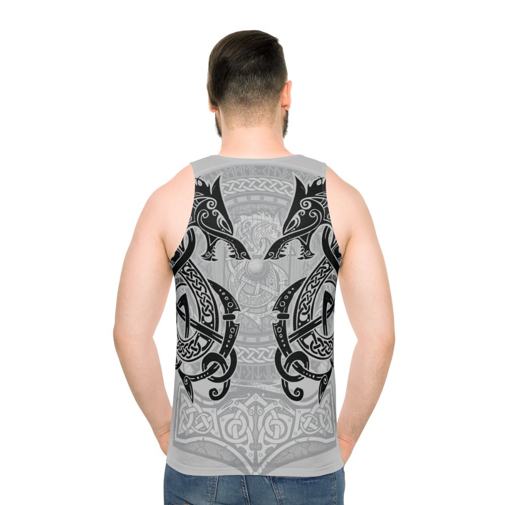 Fighting Fenrir Unisex Black Tank Top