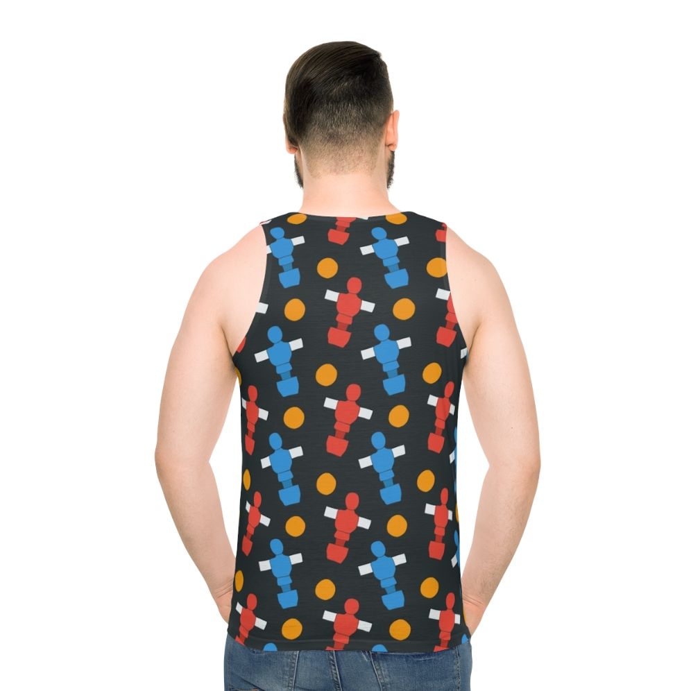 Foosball table football players unisex tank top