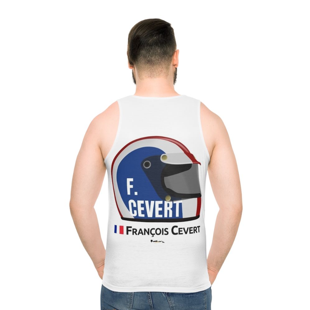 Francois Cevert Racing Helmet Unisex Tank Top