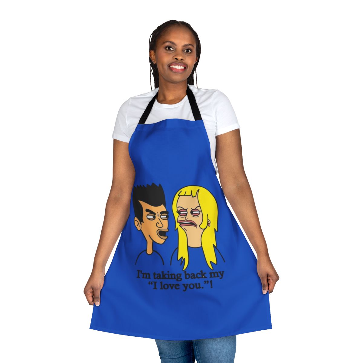 Apron featuring characters from the popular Netflix series Big Mouth