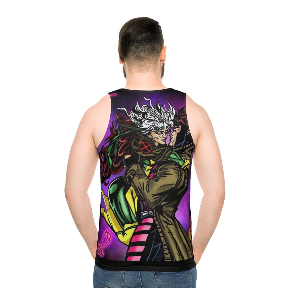 Gambit and Rogue Power Couple Unisex Tank Top