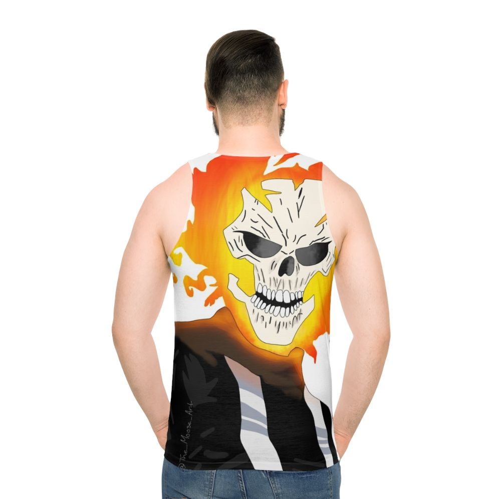 Ghost Rider Marvel superhero unisex tank top