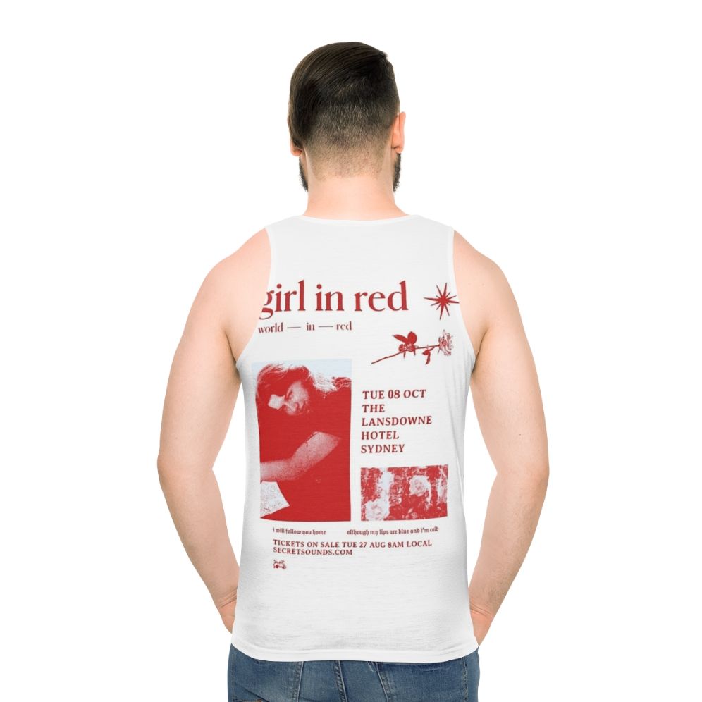 Girl in Red World in Red Tour Unisex Tank Top