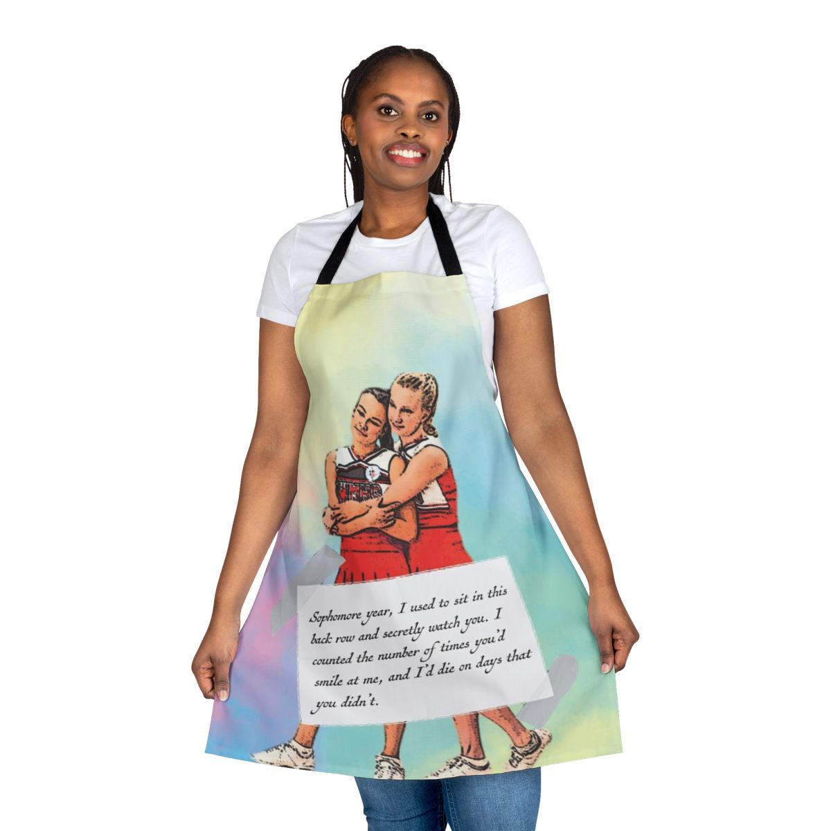Glee Brittana Watercolor Apron featuring Santana Lopez and Brittany S. Pierce