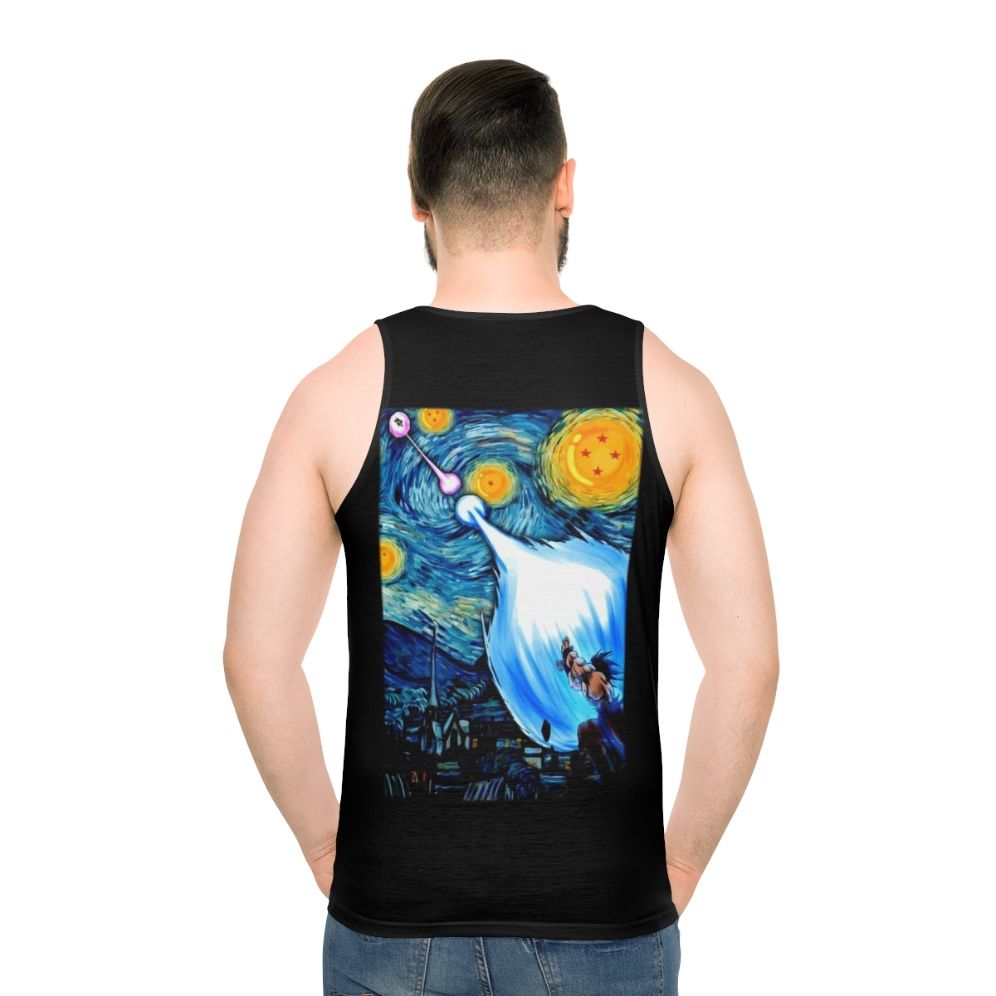 Goku vs Vegeta Dragon Ball Z Starry Night Unisex Tank Top