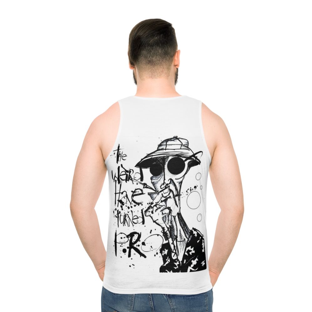 Gonzo Unisex Tank Top featuring Hunter S. Thompson and Ralph Steadman design