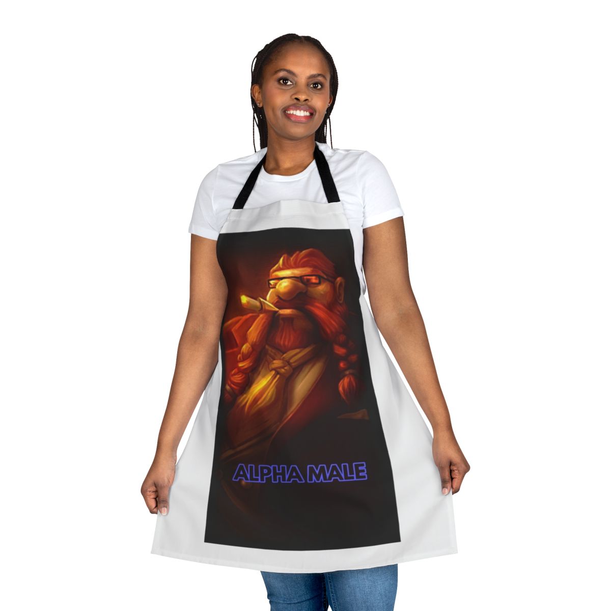 Gragas-themed cooking apron for league of legends and moba fans