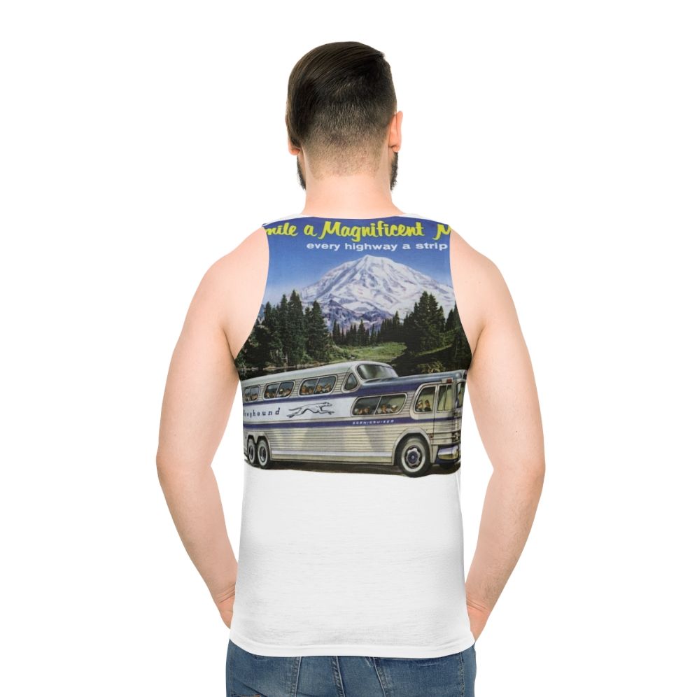 Vintage Greyhound 1950s Unisex Tank Top