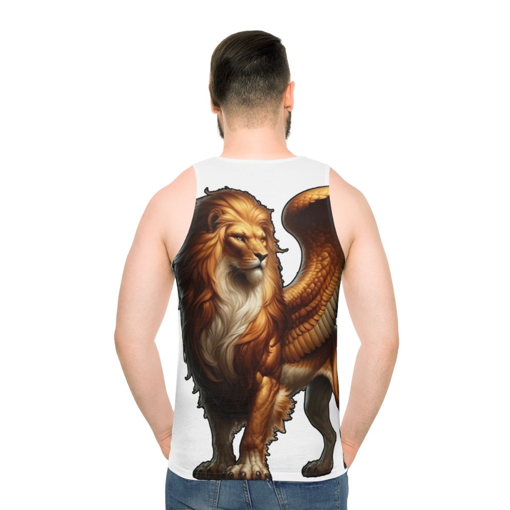 Grrrifin Unisex Tank Top featuring a legendary griffin