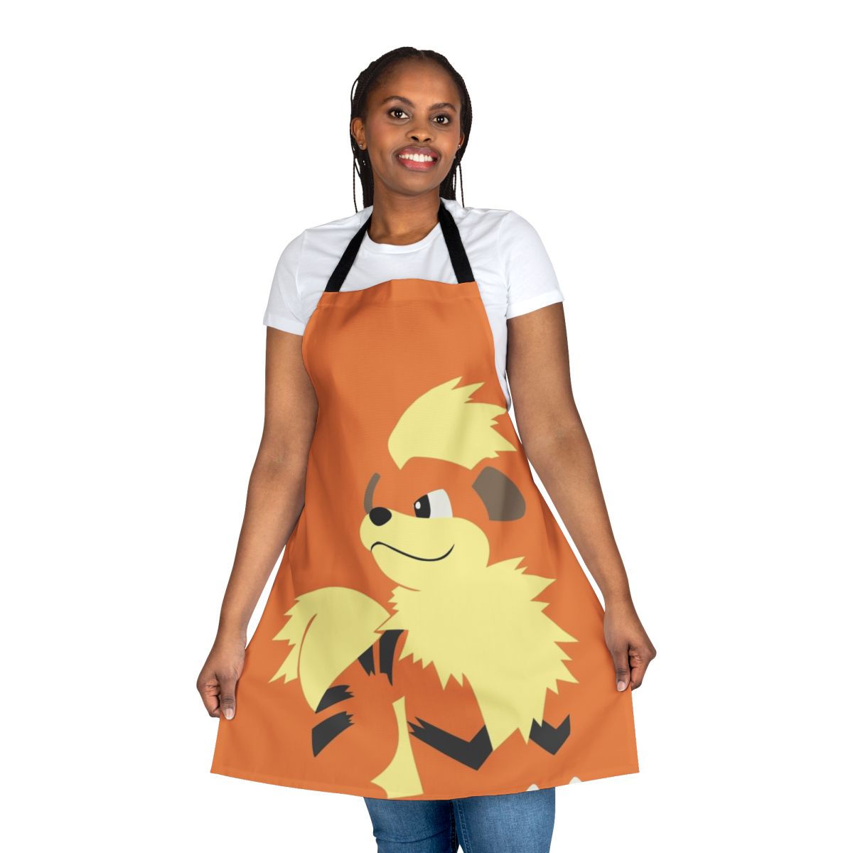 Growlithe-themed apron featuring the popular Pokémon character