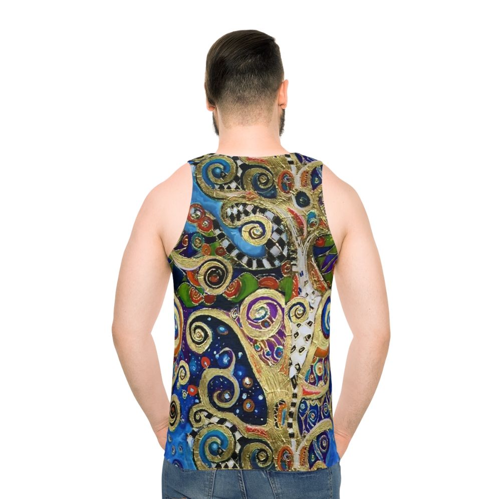 Unisex tank top featuring the iconic "Tree of Life" design by Gustav Klimt