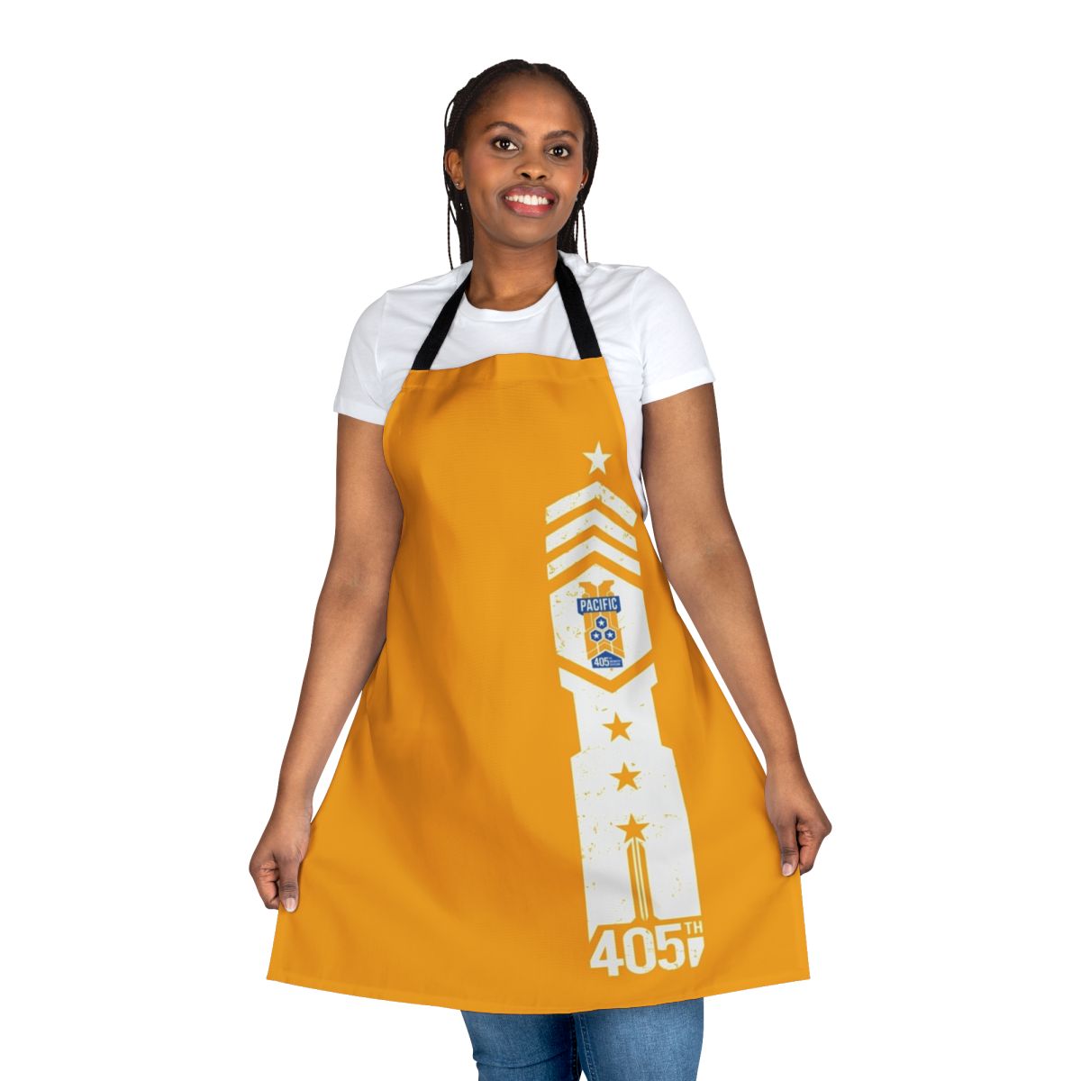 Halo-inspired Spartan apron with military-style design and details