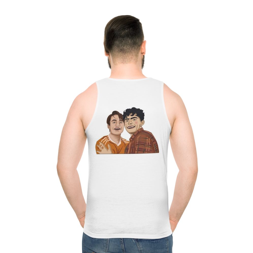 Heartstopper Netflix Nick and Charlie Smiling Unisex Tank Top