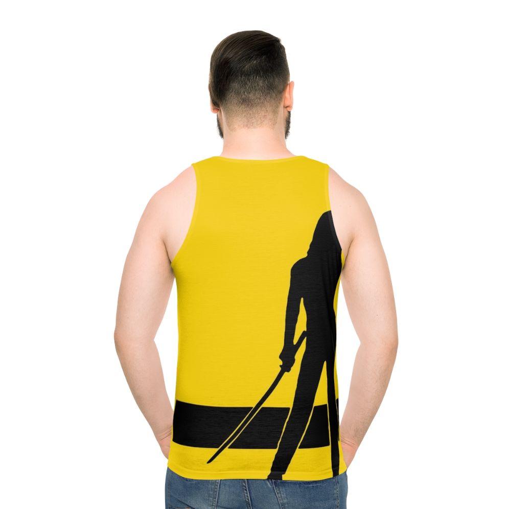 Unisex "Here Comes the Bride" bridal tank top with Quentin Tarantino movie inspired design