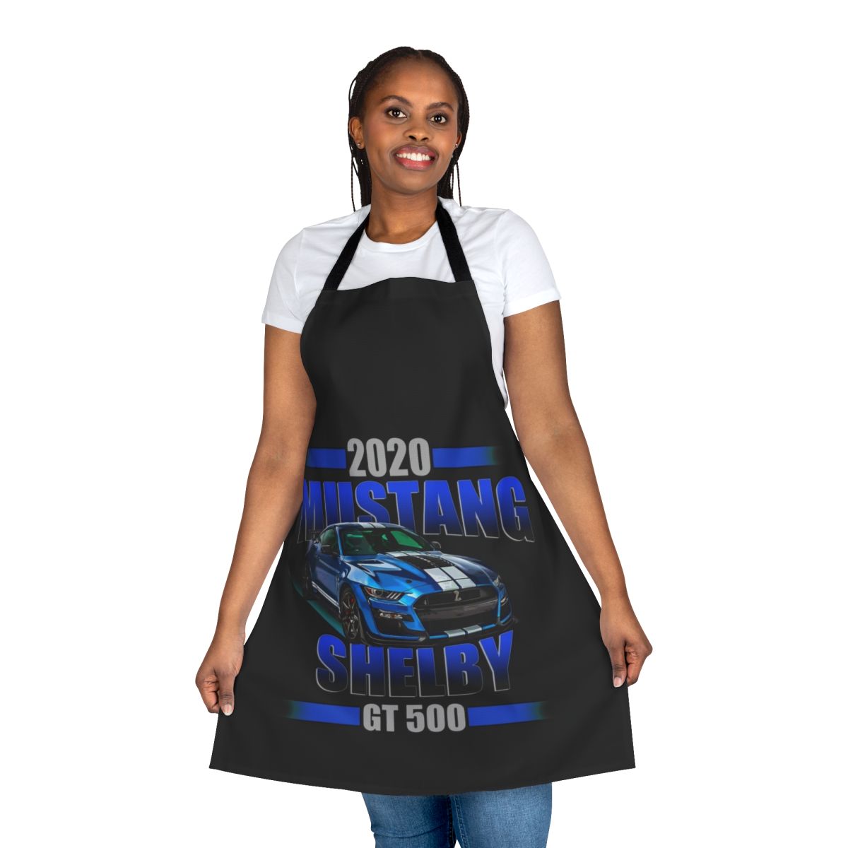 Apron featuring a 2020 Mustang Shelby GT500 design for car enthusiasts