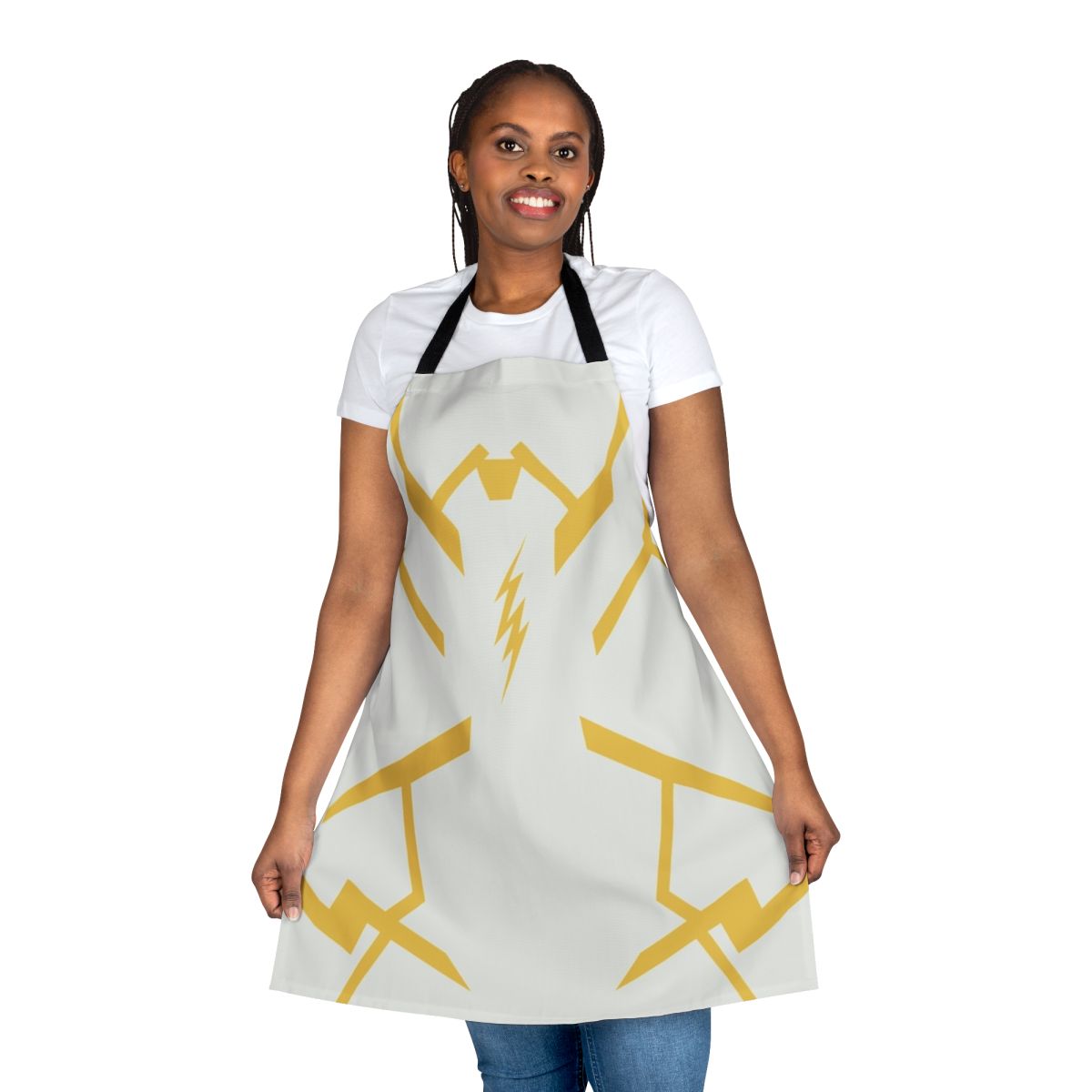 High-Speed Superhero Apron featuring The Flash characters