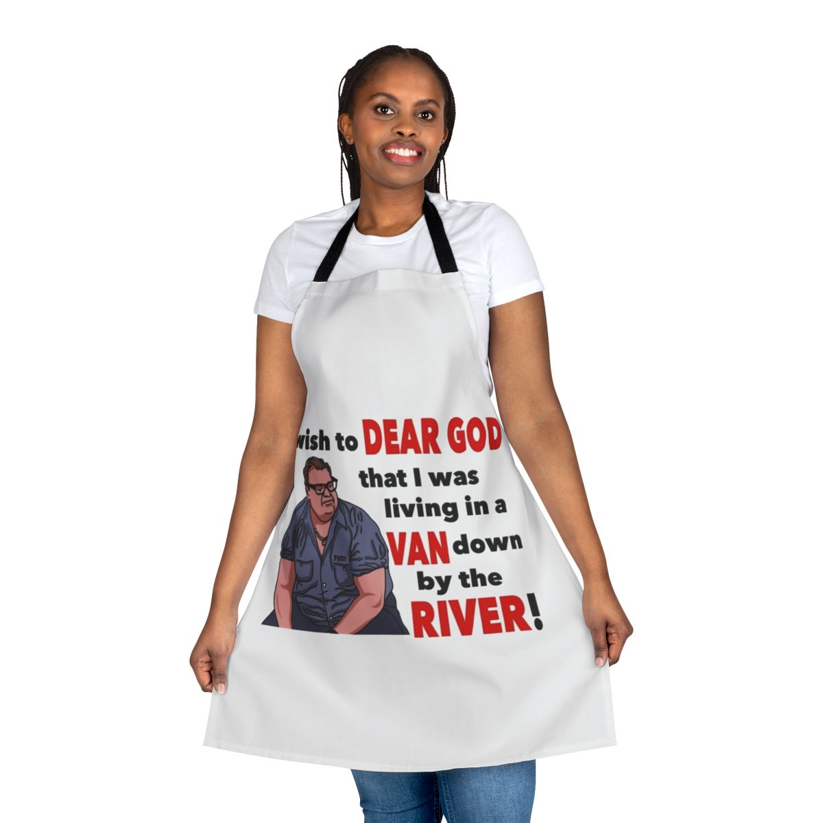 Funny Matt Foley Motivated Apron - Scared Straight Inspired Design