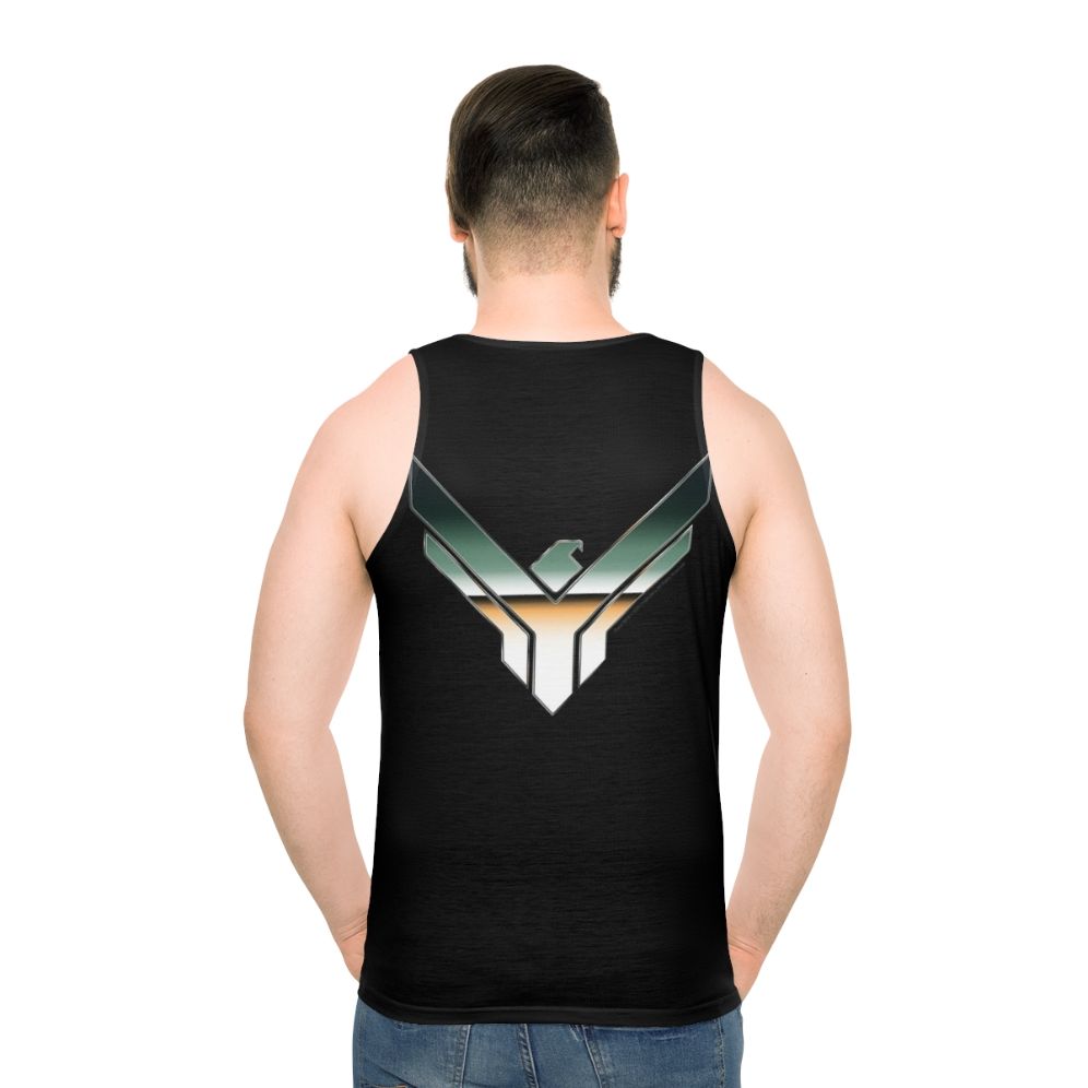 House Atreides Chrome Symbol Unisex Tank Top