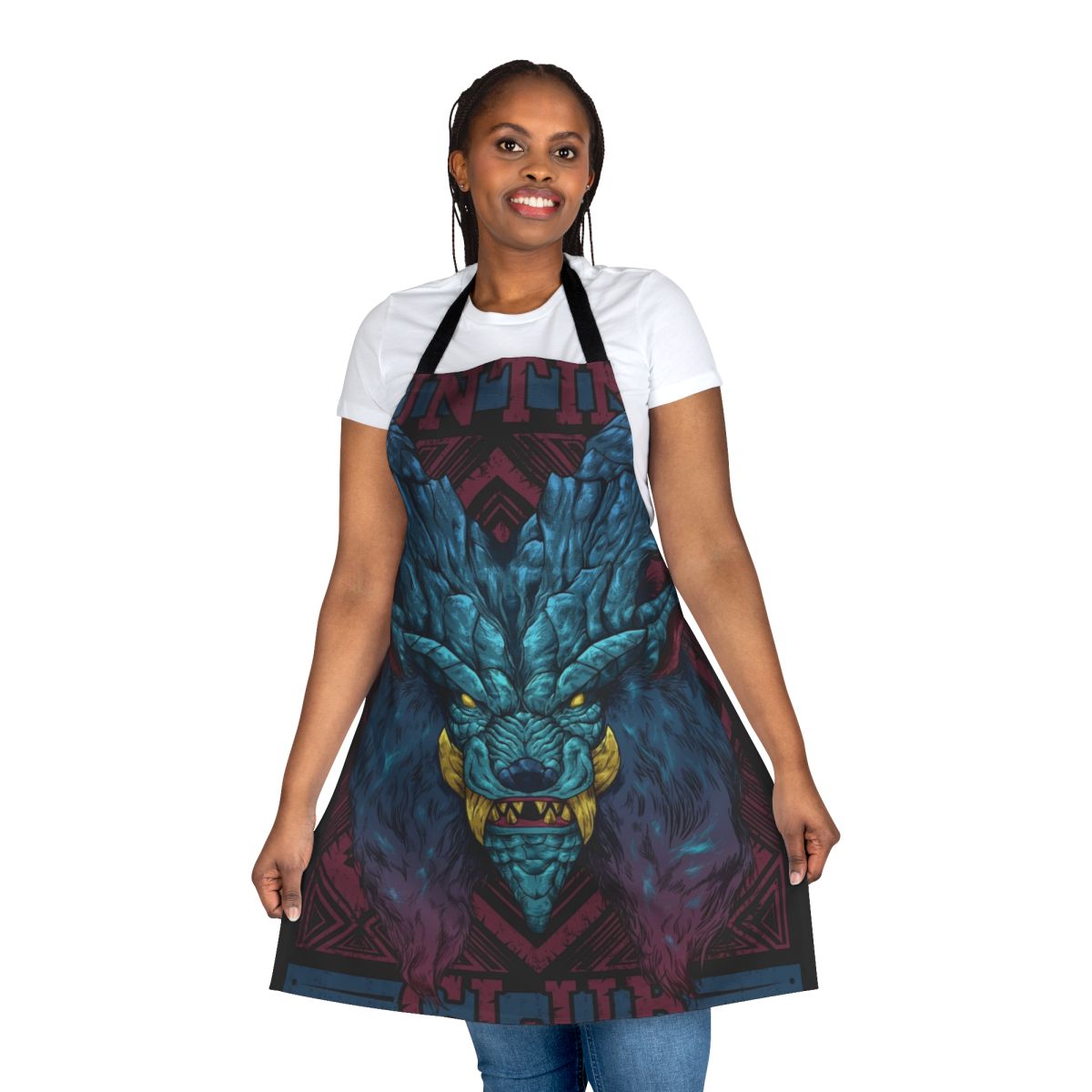 Monster Hunter inspired dragon apron