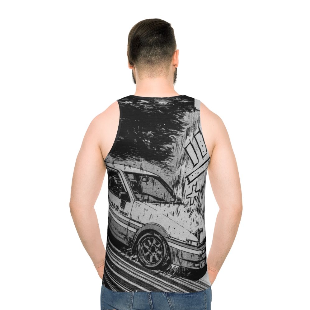 Initial D Ae86 drifting unisex tank top