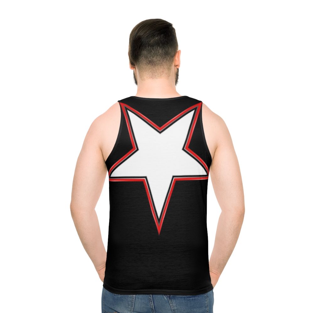 Inverted five-pointed star unisex tank top