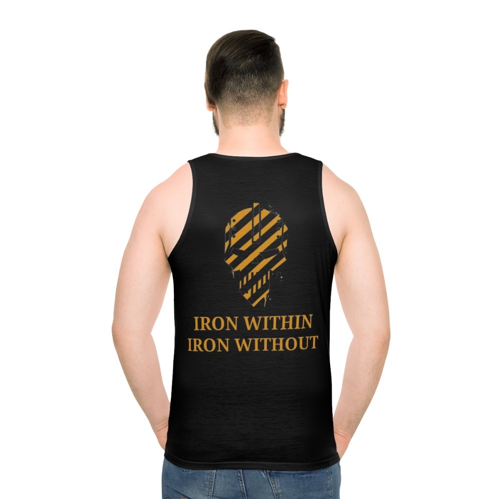 Iron Warriors Unisex Tank Top with Skull Design