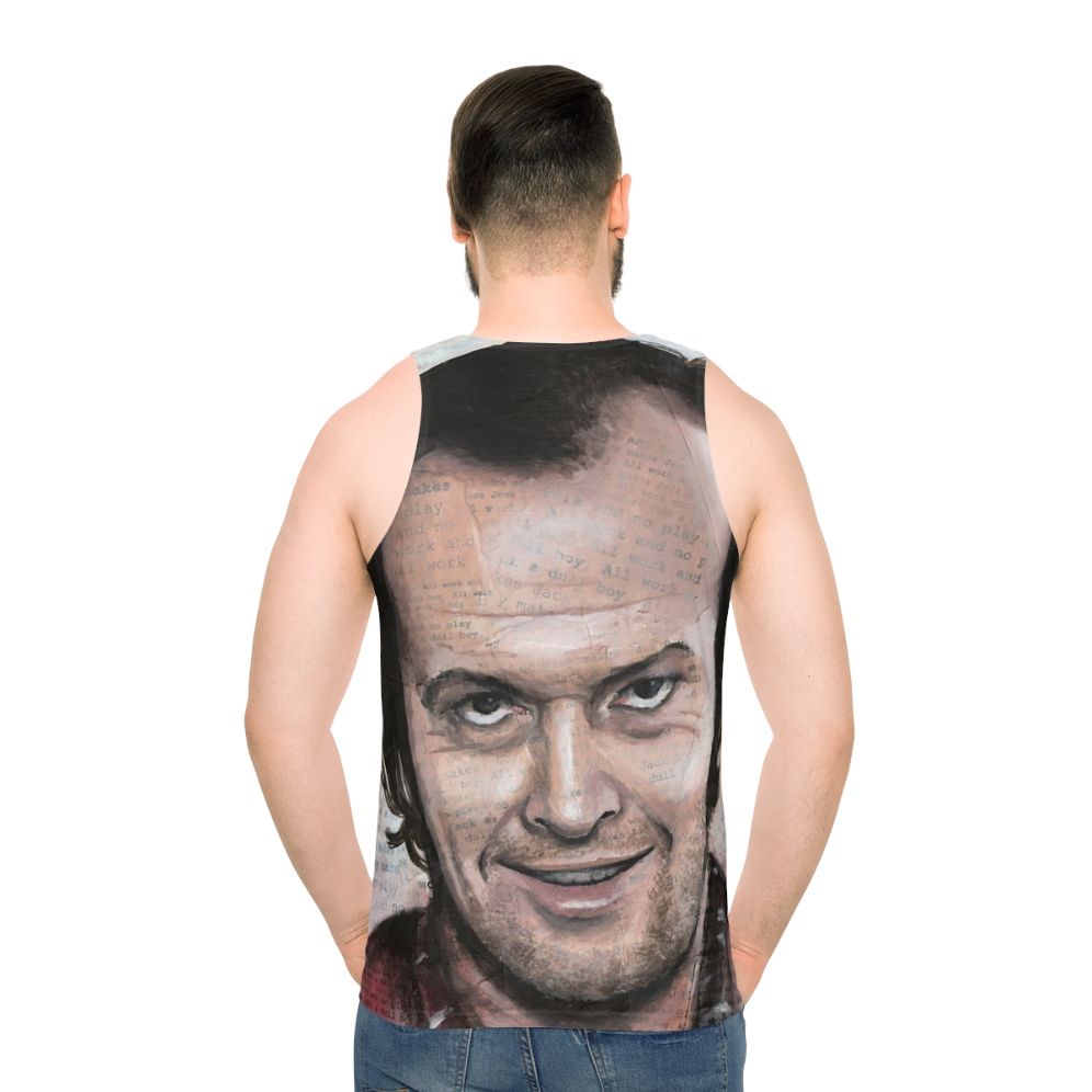 Jack Nicholson portrait on a unisex tank top