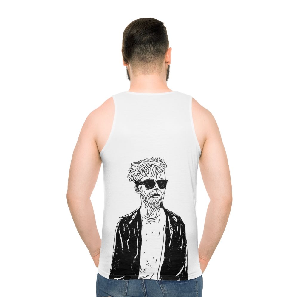 Jack Stauber Unisex Stencil Art Tank Top