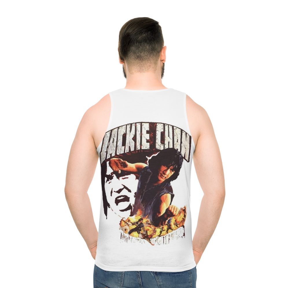 Unisex tank top featuring Jackie Chan as "The Young Kung Fu Master"