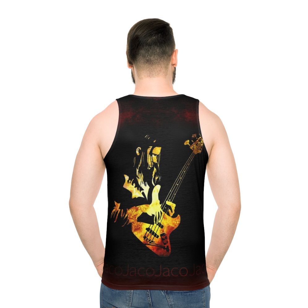 Jaco Pastorius inspired unisex jazz bass fusion tank top