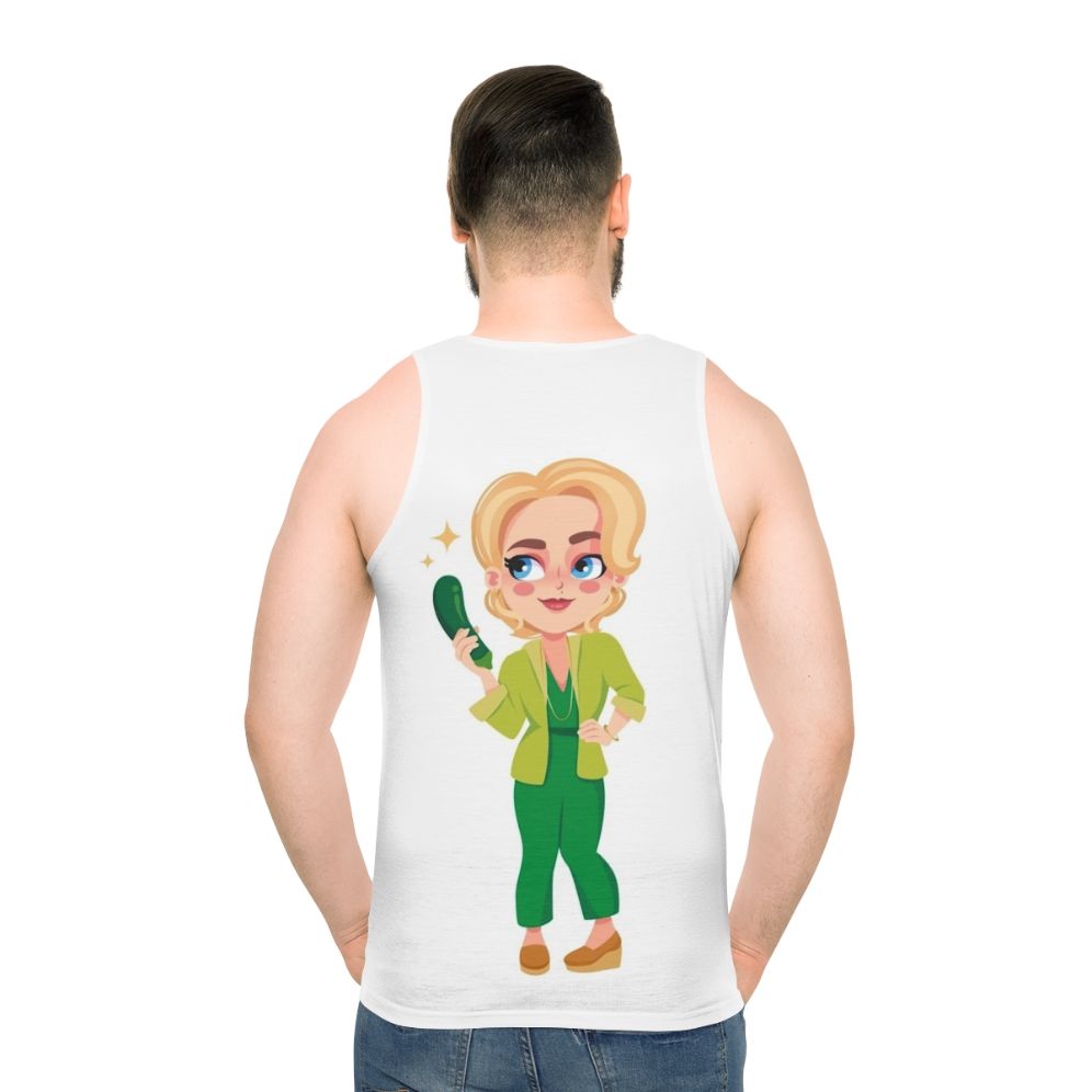 Jean Milburn Courgette Lady Unisex Tank Top