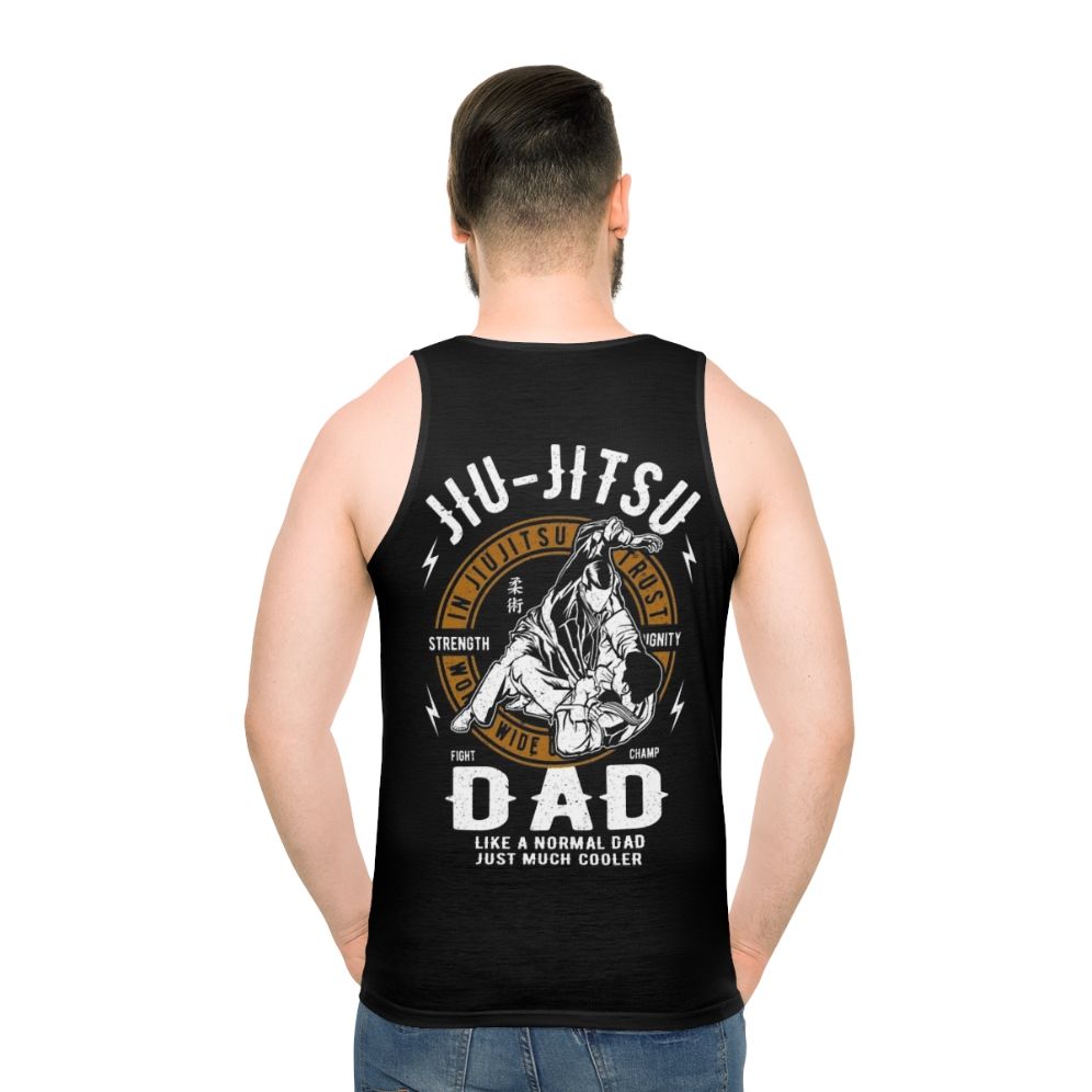 Jiu Jitsu Dad Martial Arts Fighter Fathers Day Unisex Tank Top