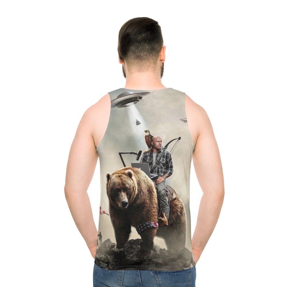 Joe Rogan Podcast Aliens Unisex Tank Top