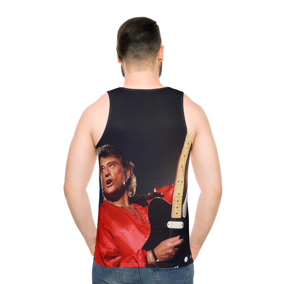 Johnny Hallyday Vintage Aesthetic Tank Top
