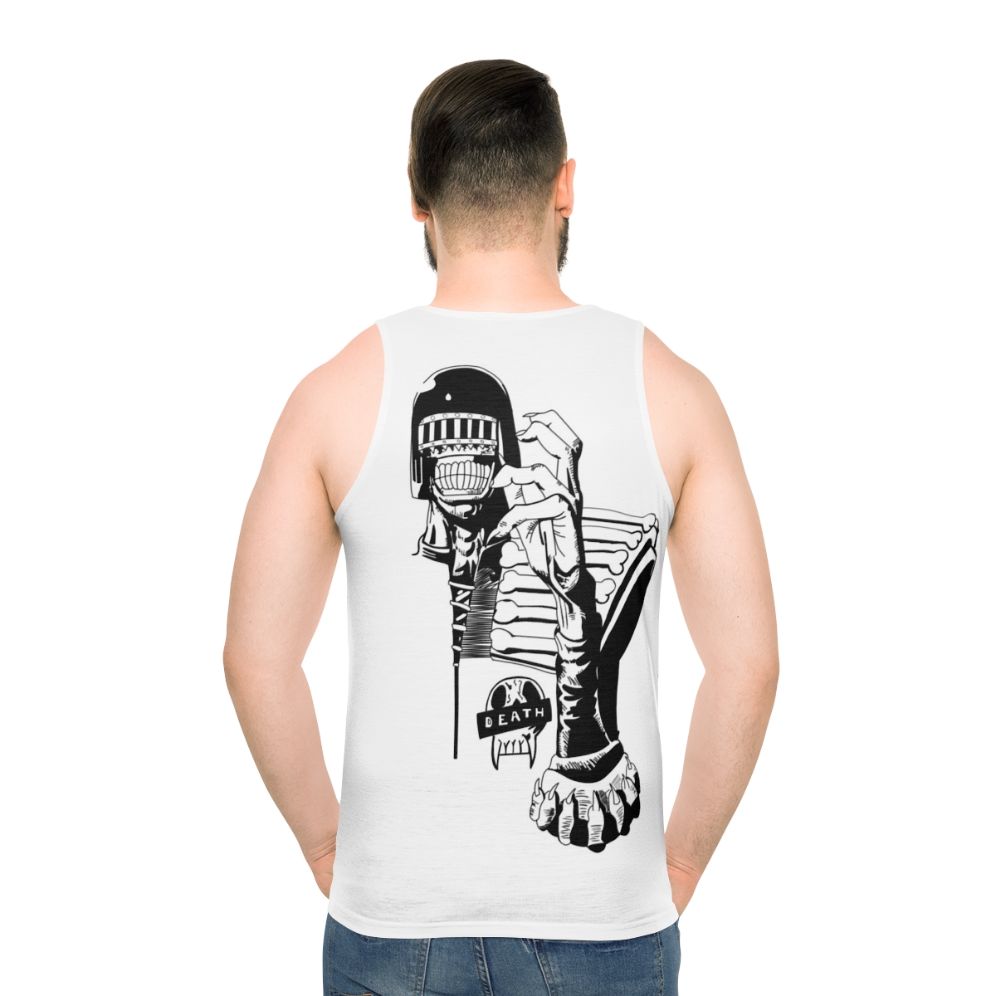 Judge Death 2000AD Monochrome Unisex Tank Top