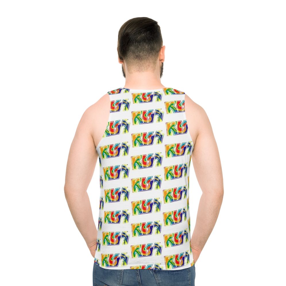 Kiss The Band Rainbow Tie Dye Unisex Tank Top