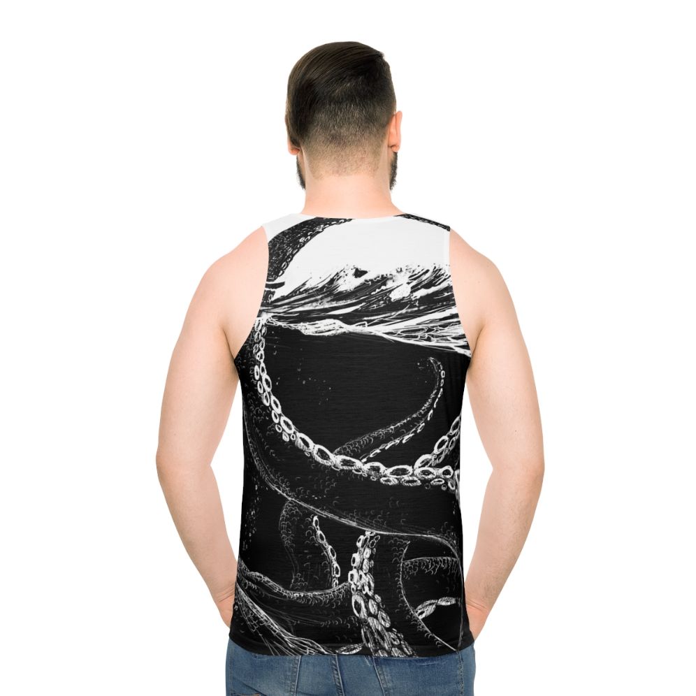 Kraken sea monster unisex tank top