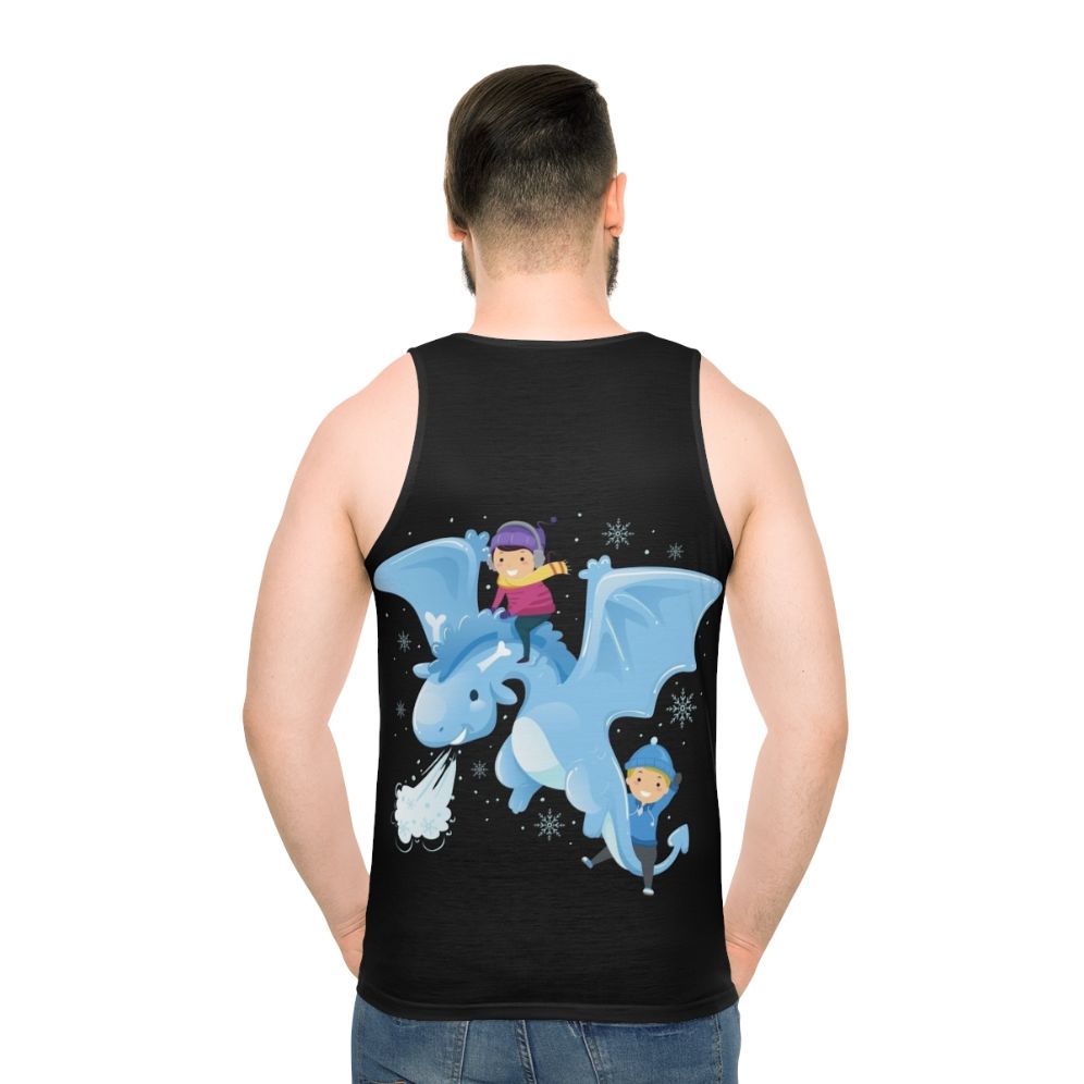 Legendary animals mystical dragon unisex tank top