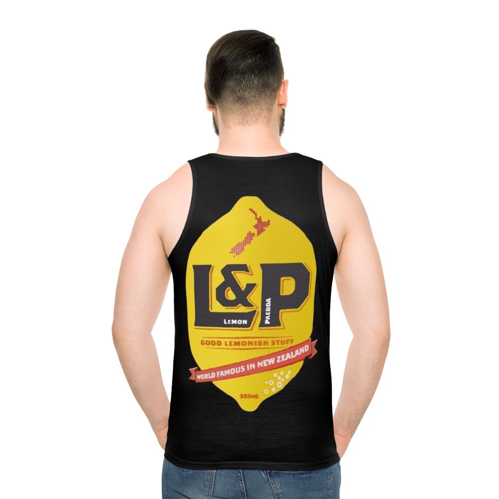 Lemon and Paeroa Kiwiana Unisex Tank Top