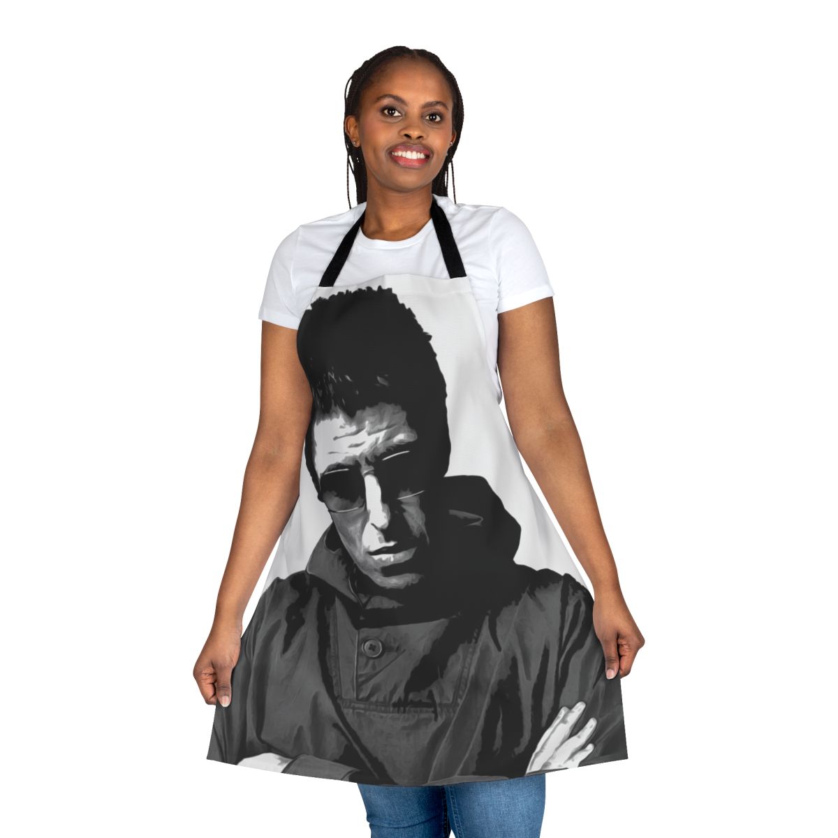 Liam Gallagher inspired 3-piece apron set for music enthusiasts