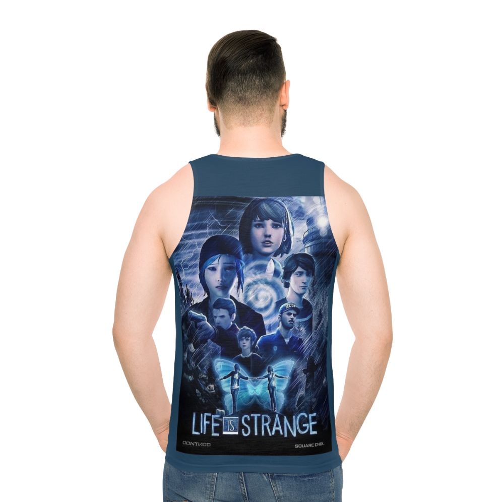 Life Is Strange video game inspired unisex tank top with movie poster design