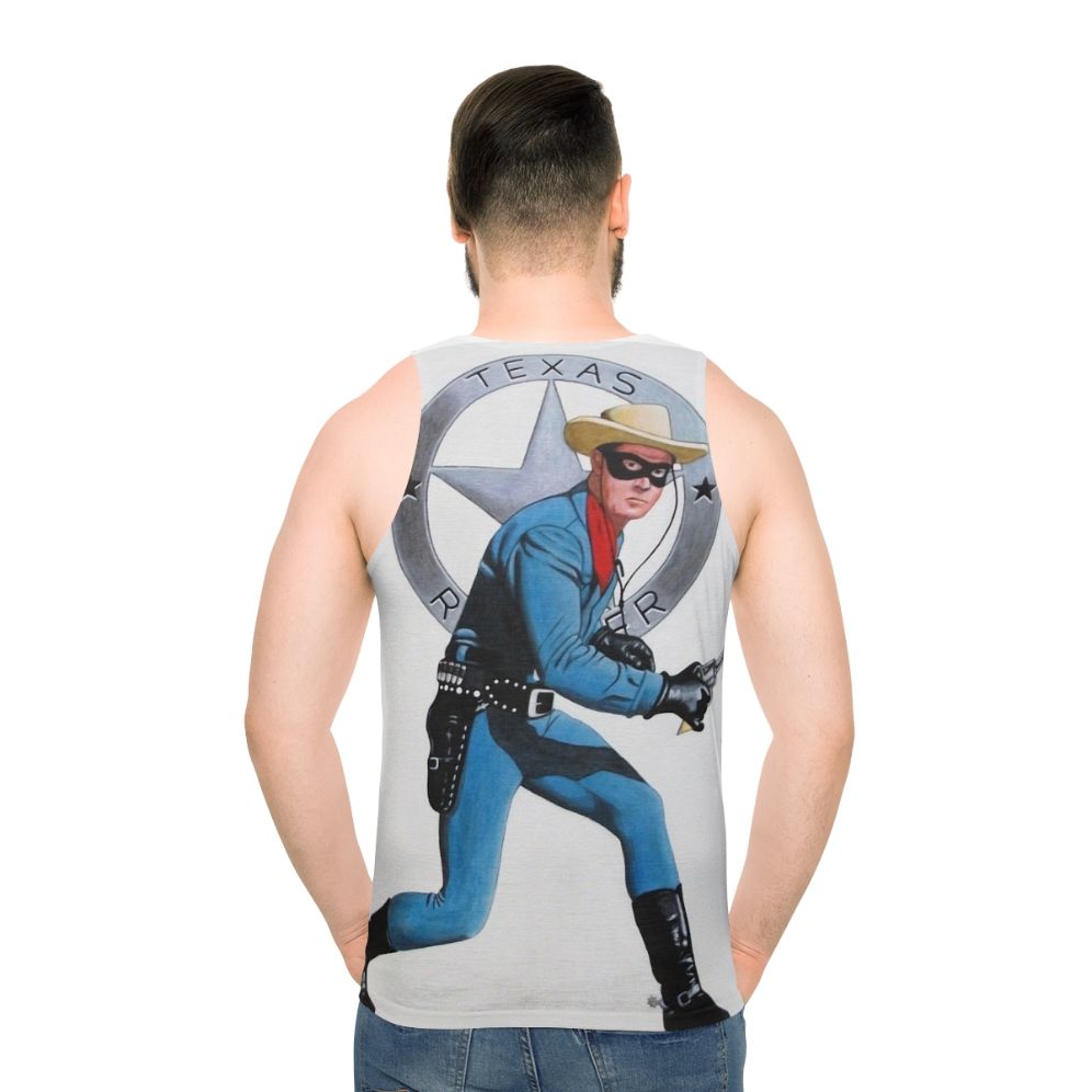 Lone Ranger Clayton Moore Unisex Superhero Tank Top