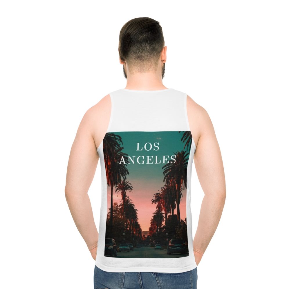 Los Angeles California Sunset Cityscape Unisex Tank Top