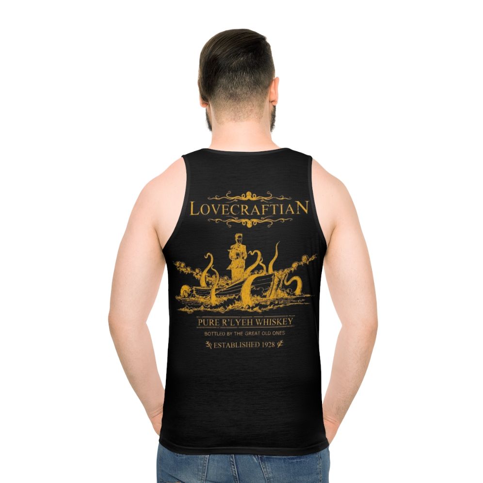 Lovecraft-Inspired Rlyeh Whiskey Unisex Tank Top