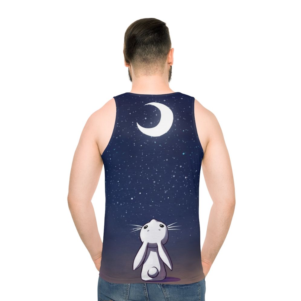 Magical moon bunny unisex fantasy tank top