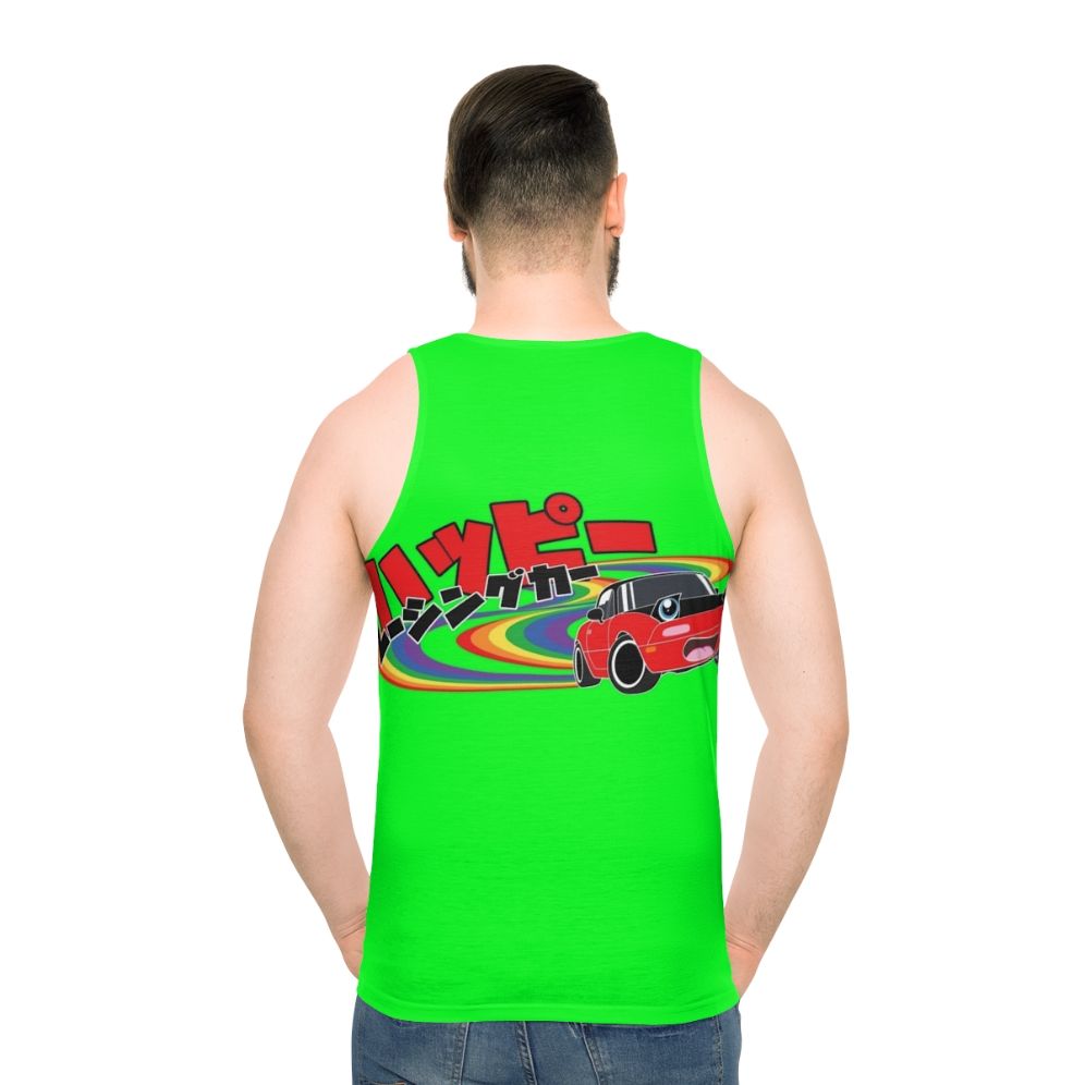 Mazda Miata racing car unisex tank top