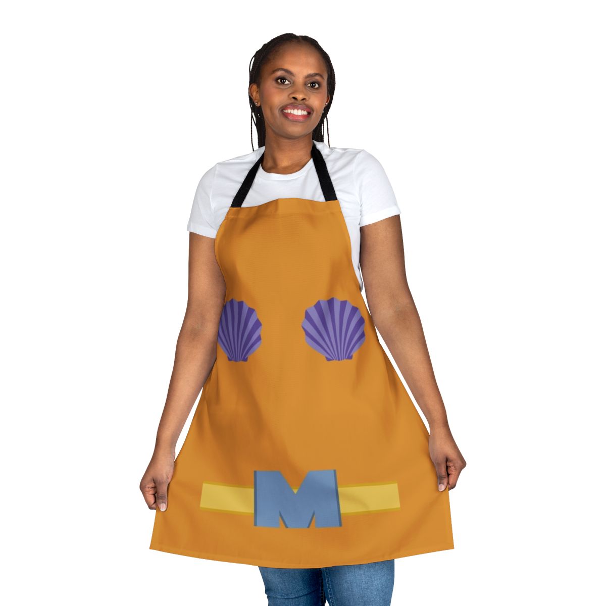 Mermaid-Inspired Apron with Spongebob Squarepants Themed Design