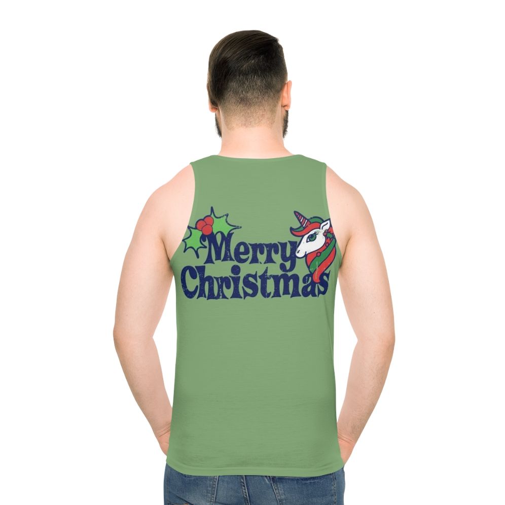 Merry Christmas Unicorn Unisex Tank Top