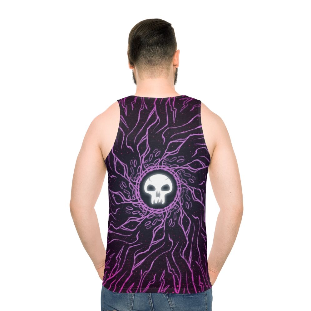 Minimalist Mana Skull Magic the Gathering Unisex Tank Top
